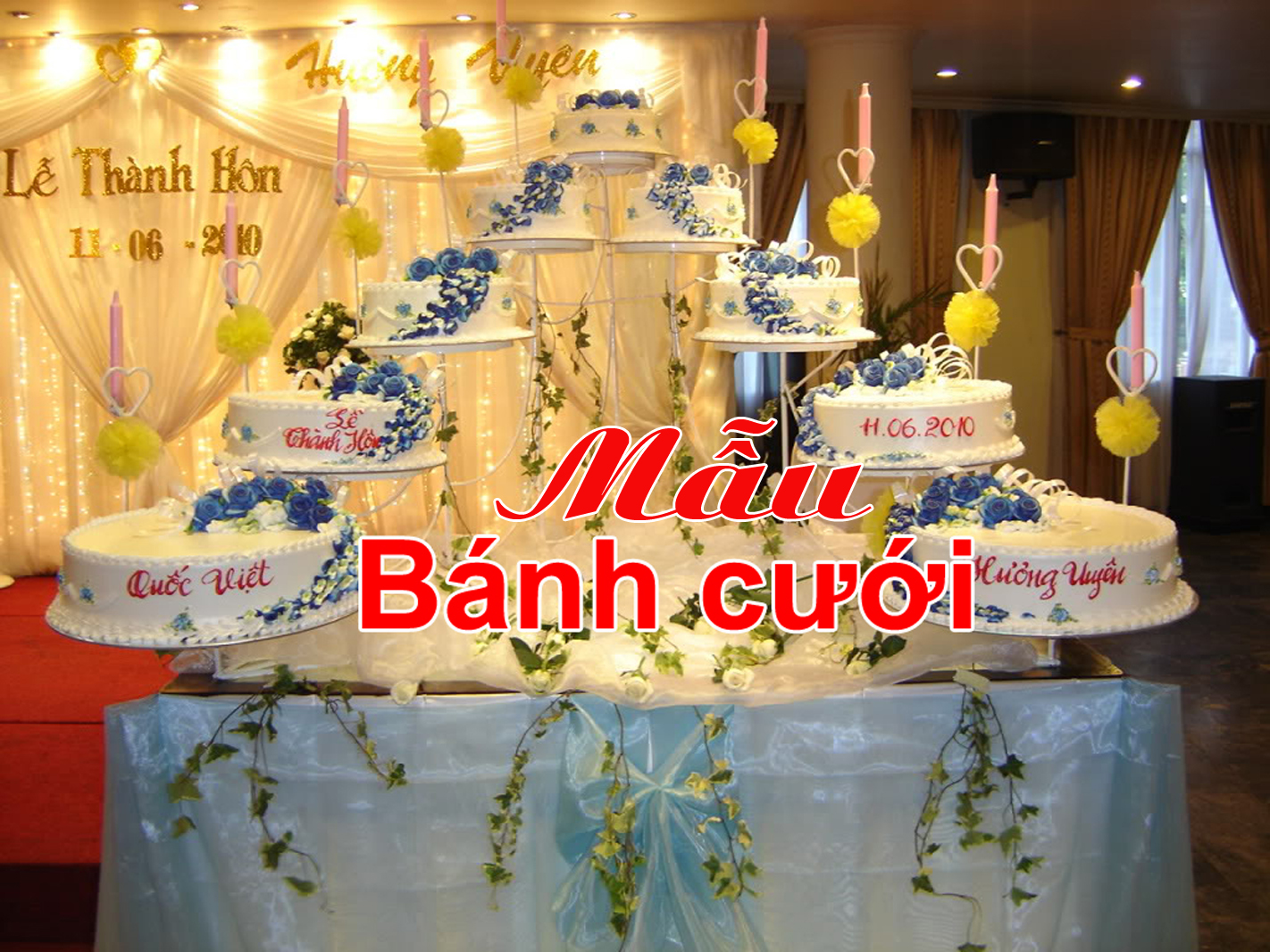 Mẫu bánh cưới