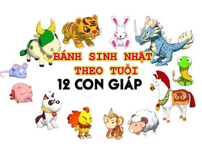 Bánh theo 12 con giáp