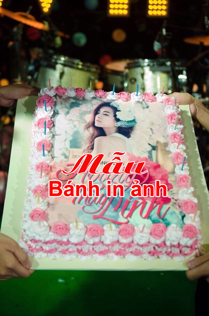 Mẫu bánh in ảnh